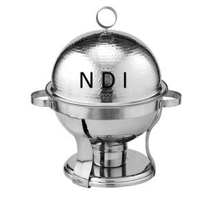 Stockage des aliments de haute qualité service de restauration chauffe-plat forme personnalisée buffet décoratif serveur de nourriture chauffe-plat en métal - Product Image 1