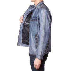 Custom Genuine <b>Leather</b> <b>Jacket</b> Men <b>Real</b> Lambskin Cowhide Biker Motorcycle <b>Leather</b> <b>Jackets</b> Wholesale - Product Image 2