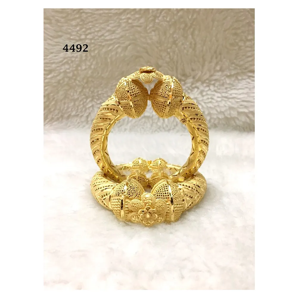 Gold Jewelry African Design Set Bride Women Bracelet