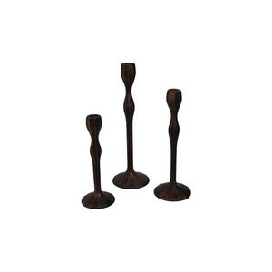 Bougeoir Base en métal tige de fer petite moyenne grande table décor à la maison et ameublement conteneur fait à la main et fournitures de pot de bougie - Product Image 1