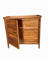 Armoire en bois d'acacia pour serre de jardin Fabriquée au Vietnam Est amovible Facile à assembler Respectueuse de l'environnement