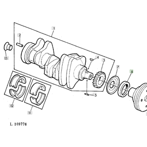 Sello de cubierta de sincronización AR67942 de alto rendimiento, pieza de repuesto de ajuste de precisión duradera para motores de tractores y maquinaria pesada - Product Image 6