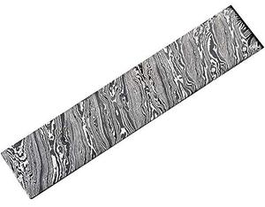 Handmade Damascus <b>Steel</b> <b>Billet</b> 12 X 3 Inches X 5mm Twist Custom Knife Making Supply RI-DB-13 - Product Image 6
