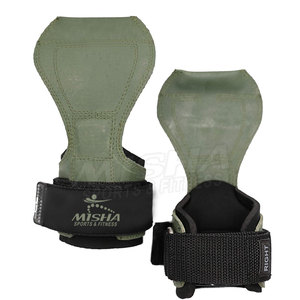 Empuñaduras de mano de cuero para gimnasio, equipo de levantamiento de pesas de alta calidad, empuñaduras de Palma - Product Image 3