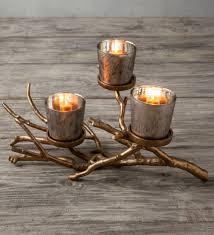 <b>Candle</b> Holders Speckled Gold Votive Holders <b>Gift</b> <b>Set</b> Centerpieces Mercury Glass Tealight Holders for Birthday restaurants - Product Image 4