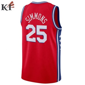 Camiseta de Baloncesto para Hombre de Alta Calidad, Nuevo Estilo, Impresión por Transferencia Térmica, Transpirable, de Secado Rápido, Personalizable con Nombre de Equipo, Uniforme Deportivo - Product Image 2