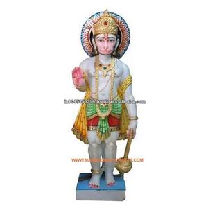 Estatua del Dios Hanuman en Mármol Religioso - Product Image 1