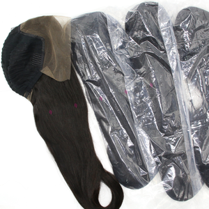 Peluca de cabello humano recto alineado con cutícula de alta calidad y cabello Remy virgen de trama a precios de mayorista - Product Image 6