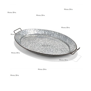 Bandeja de Servicio Ovalada Galvanizada de la Más Alta Calidad, Tamaño Personalizado, Bandeja para Servir Postres para Uso en Hoteles y Restaurantes - Product Image 3
