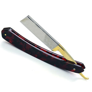 Nouveau design Rasoir droit en acier Damas avec manche en bois pour barbiers - Product Image 4