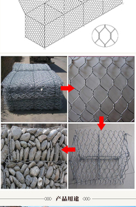 Mạ kẽm <span class=keywords><strong>4x1x1</strong></span> gabion hộp với PVC tráng lỗ vuông dây lưới thép không gỉ gabion hộp giỏ hàn dây lưới sản phẩm - Product Image 6
