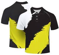 Yüksek kaliteli kısa spor % 100% Polyester özel yüceltilmiş baskı özelleştirilmiş erkek düz golf Polo t gömlek