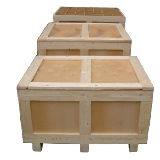HEAT TREATMENT STAMP CRATE HIGH QUALITY PLYWOOD SHIPPING CRATE FOR STORAGE AND EXPORT FUMIGATED CRATE OEM DIMENSION