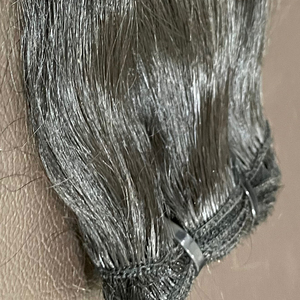 ผมต่อผมมนุษย์แบบไม่ผ่านกระบวนการผมคนอินเดียมัดเป็นลอนลึกและหยิกแบบธรรมชาติพร้อมที่ปิดลูกไม้ - Product Image 1