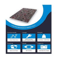 Coussinets de matelas en feutre dur 700 g/m² imperméables, respirants, thermocollants, résistants aux taches, non tissés, de haute qualité, certifiés Oeko-Tex