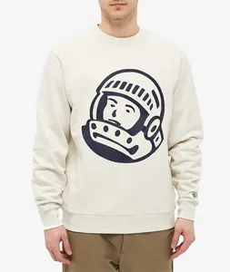 OEM custom 100% Cotton astro logo french terry sweatshirts pullover college sweatshirt for men