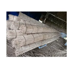 Matériau de noyau de rotin rond naturel 100% 2/4mm du Vietnam pour la fabrication d'artisanat noyau rond de rotin blanchi blanc prix bon marché