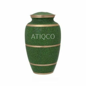 Urna funeraria de cremación de latón macizo de dos tonos, tarro de latón de hierro de diseño moderno atractivo, recuerdo de superventas para adultos, simpatía - Product Image 3