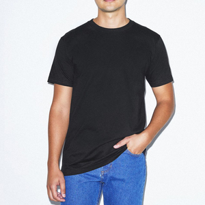 Vente en gros de t-shirts à manches courtes en coton 100% tricoté, 240 grammes, design personnalisé, nouveau modèle, vêtements de printemps, prix bas - Product Image 1