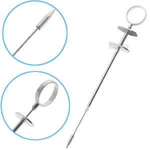 เครื่องมือสัตวแพทย์คุณภาพดีที่สุดสำหรับขายส่ง ได้รับการรับรองมาตรฐาน ISO9001 ที่มีใบมีดคู่สแตนเลส สำหรับตัดหัวนมและดูดเนื้องอก - Product Image 3