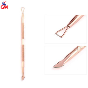 Empujador de Cutículas Profesional, Removedor de Piel Muerta, Acero Inoxidable, Doble Extremo, Herramienta de Manicura y Pedicura, Calidad de Salón - Product Image 5