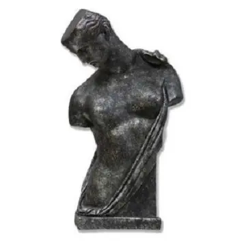 Escultura meio humano feito à mão bronze de alumínio pedra base casas de hotéis decoração bar de luxo estatuetas de escultura