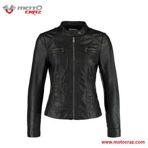 Por encargo transpirable a prueba de viento de cuero de las mujeres Brando Rider chaqueta temporada de invierno prendas de moto - Product Image 2