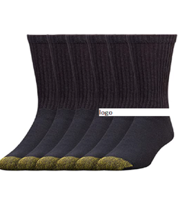 Calcetines atléticos de equipo de algodón para hombre, cierre de tirón, pie acolchado completo y comodidad suave, stock barato, existencias de ropa de moda - Product Image 1