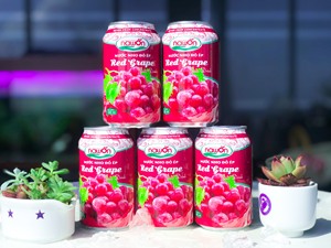 โรงงานผลิตน้ำองุ่นกระป๋อง NAWON ขนาด500มล. ของน้ำผลไม้ในเวียดนาม - Product Image 3