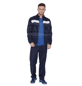 ชุดวอร์มพิมพ์ลายผู้ชายไซส์ใหญ่แบบมีฮู้ด ปรับแต่งได้ พร้อมโลโก้และป้ายคอเสื้อแบบกำหนดเอง ผ้าฝ้ายฟลีซ - Product Image 1