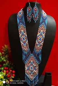 Collares de semilla de vidrio hechos a mano, se puede personalizar en su elección de colores y patrones, - Product Image 5