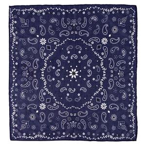 Bandana en coton polyester imprimé personnalisé, bandana carré soyeux au toucher, 55x55cm, vente en gros - Product Image 4