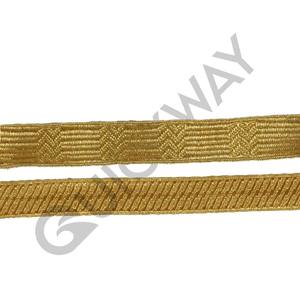 ริบบิ้นแต่งขอบเสื้อผ้า ลายปักดิ้นทอง แต่งขอบด้วยลูกไม้เมทัลลิก ลายซิกแซก - Product Image 4