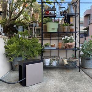 Portable 15 mètres brun Durable en plastique tuyau d'eau enrouleur Compact Mini maison jardinage pulvérisateur avec capacité 3L - Product Image 2