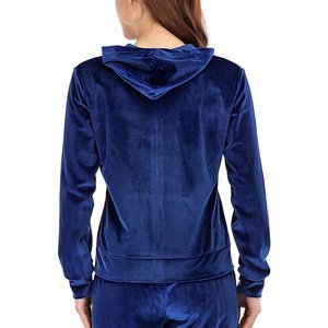 Veste à capuche zippée pour femme OEM, sweat-shirt à fermeture éclair, manches longues - Product Image 4