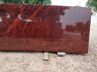 Importation de pierre naturelle, pierre rouge multicolore, granit rouge multicolore