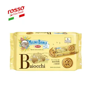Baiolhos biscoitos 336 g pacote de 6 tubos mulino branco-itália. Variedade de biscoitos de pães de atalho em itália dolci.