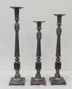 เชิงเทียนตกแต่งเสาสำหรับงานแต่งงานแบบกระจกขัดเงาเชิงเทียนโบราณที่วางเทียนแบบทันสมัย - Product Image 5