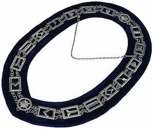 Masonic Master Mason Blue Lodge Apron Set With Radiant G & Chain Collar Masonic Regalia Gauntlets - Product Image 4