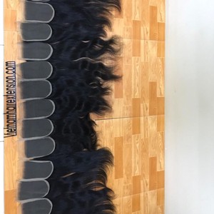 Cabello 100% humano - extensiones de cabello con cierre frontal - cabello de doble trama - Product Image 1