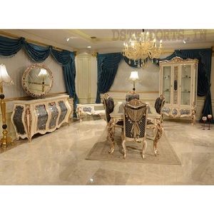 Muebles de comedor de estilo europeo tallados a mano, aspecto Formal, 6 plazas - Product Image 1