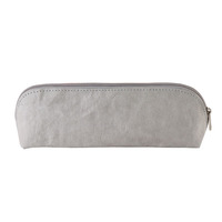 Estuche para Lápices de Papel Kraft Lavable, con Cierre de Cremallera, Compartimento Principal, Color y Logotipo Personalizables, Origen Vietnam, para la Escuela