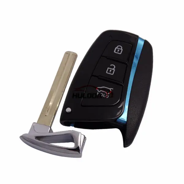 Untuk Hyundai New Santa Fe 3 Tombol Tanpa Kunci Remote Kunci dengan 434 MHz dengan 46 Chip PCF7945/7953