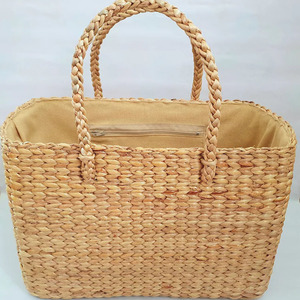 Bolso de compras de jacinto de agua, bolso de mano de paja, venta al por mayor de Vietnam, novedad de otoño - Product Image 2