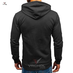 Sudaderas con capucha personalizadas de alta calidad para hombre, sudaderas con patrón sólido de estilo Hip Hop con estilo, de talla grande, suministro OEM de poliéster en blanco - Product Image 6