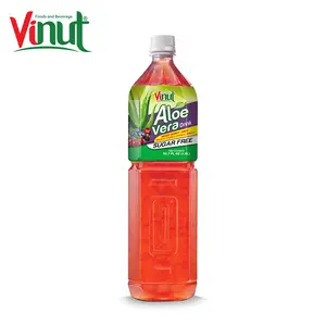 50.7 fl oz VINUT Bottle Free Sugar Aloe Vera Drink with Mixed Berry Juice aloe vera juice walmart fruit juice No Added Color