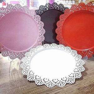 แผ่นชาร์จสำหรับตัดสไตล์วินเทจสินค้ามาใหม่ออกแบบได้ตามต้องการสำหรับตกแต่งโต๊ะในงานแต่งงานและบ้าน - Product Image 2