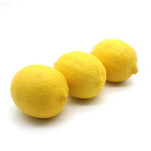 fresh green and yellow eureka lemons