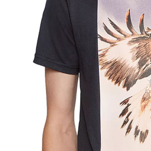 Camisetas de algodón puro para hombre/niño, diseño de ondas solares, serigrafía personalizada OEM, colección de verano. - Product Image 5