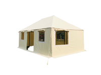 Tenda Safari tahan air mewah dengan bingkai besi Akomodasi terbaik untuk resor luar ruangan dijual!